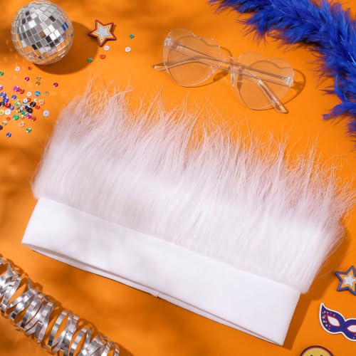 Image of White Spirit Wear Accessories, Wigs and Heart Glasses for Crazy Hair Day Team Color War Fun Halloween Costume Outfit