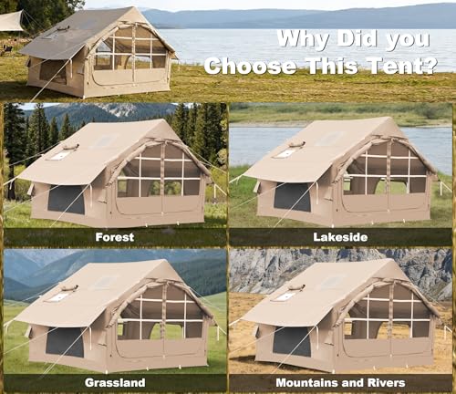 Inflatable Tent with Stove Jack