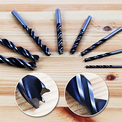 Holzbohrer Set S&R, 8-teilig, für Holzspiralbohrungen