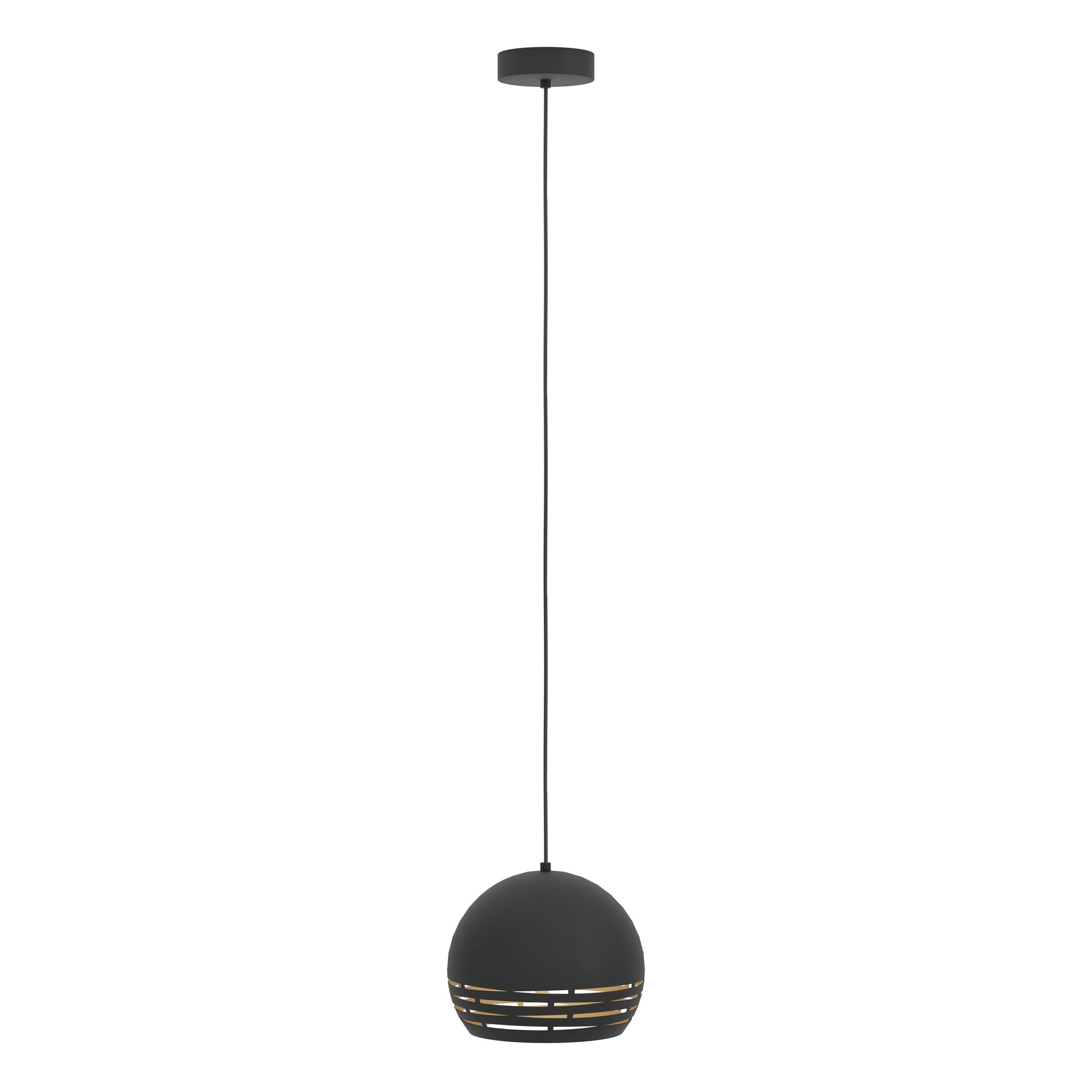 EGLO lampa wisząca Camastra, pojedyncza lampa sufitowa, lampa z metalu