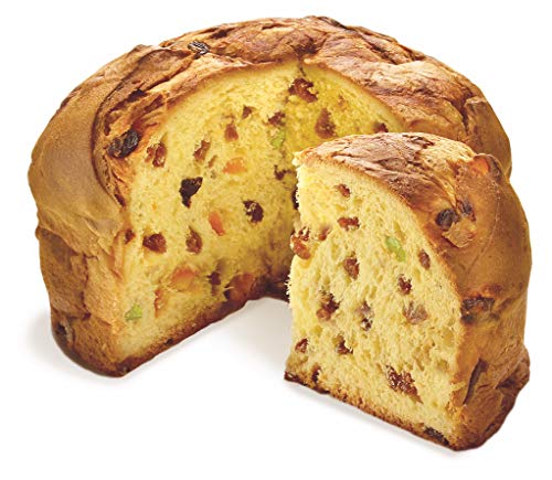 Flamigni - Classic Italian Panettone in Beautiful Red Hand-Wrapped Gift Box (1.1 lbs) | Delicious Christmas & Holiday Sweet Loaf Fruitcake | Traditional Milanese Gourmet Bread Cake (Hand Wrapped)