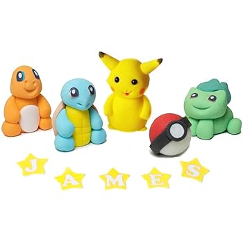 Pokemon Cake Toppers Edible Icing Personalised Birthday Decorations