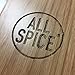 AllSpice Spice Rack Organizer, Wood, 525 Unique Labels, Countertop or Wall Mount, Includes 30 4oz Jars- Walnut Stain
