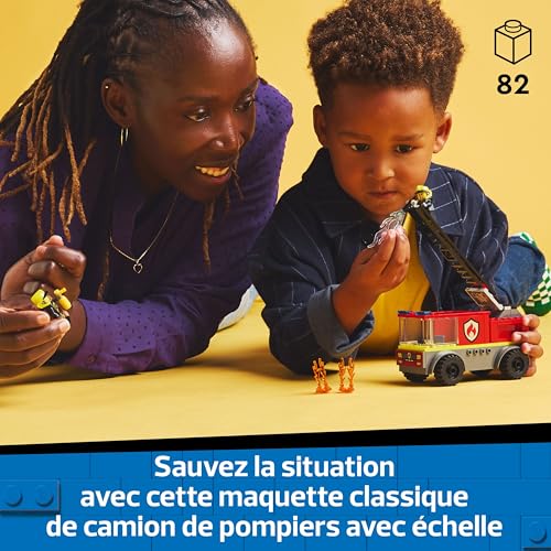 Lego City Camion De Pompier Avec Echelle 60463 Lego La Boite - vue 5