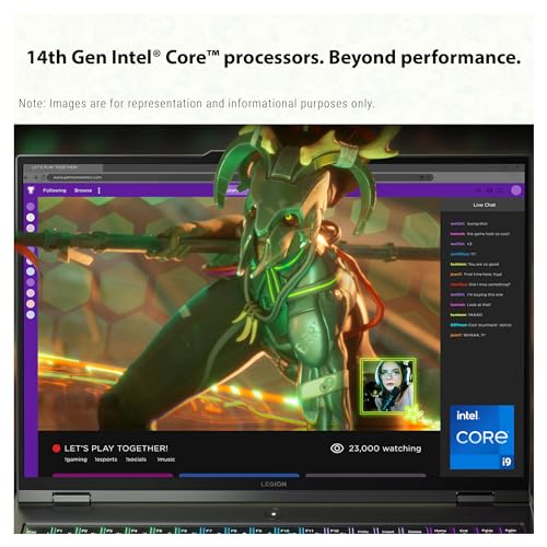 Legion 5i Gaming Laptop, Intel i9-14900HX, RAM DDR5 da 32 GB, SSD PCle da 2 TB, WQXGA (2560 x 1600), Nvidia Geforce RTX 4060, W11 Home - Notebook - Immagine 1