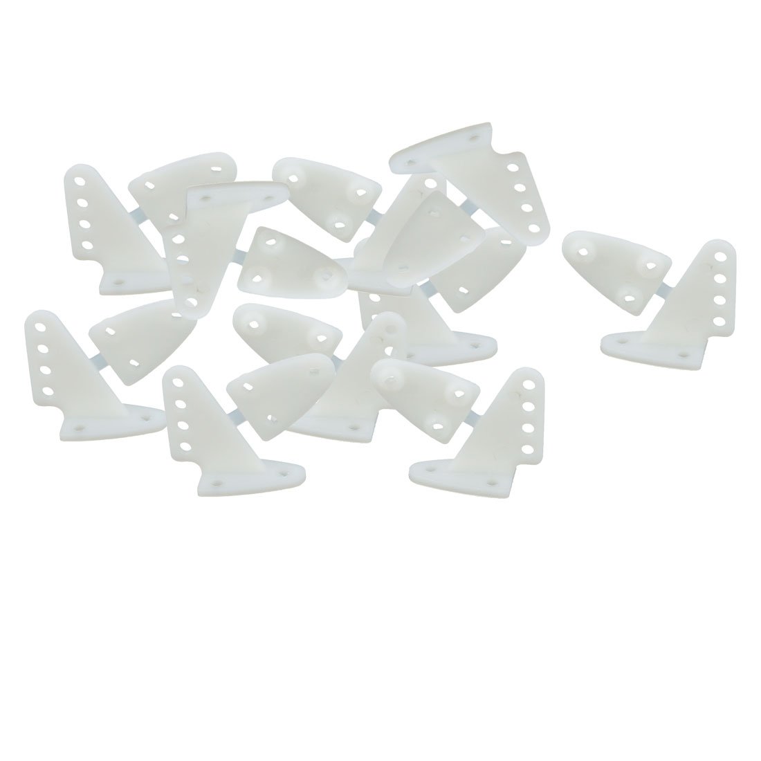 Aexit 10pcs RC Remote Control Airplane Spare Parts 16.5x20mm Triangle Rudder Angle White (08a49174534ff4483a4993e75d3f0f8b)