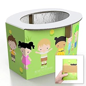 Zensuno Emergency Foldable Portable Disposable Hygienic Instant Potty for Kids Toddlers Small Children and Babies, Great…