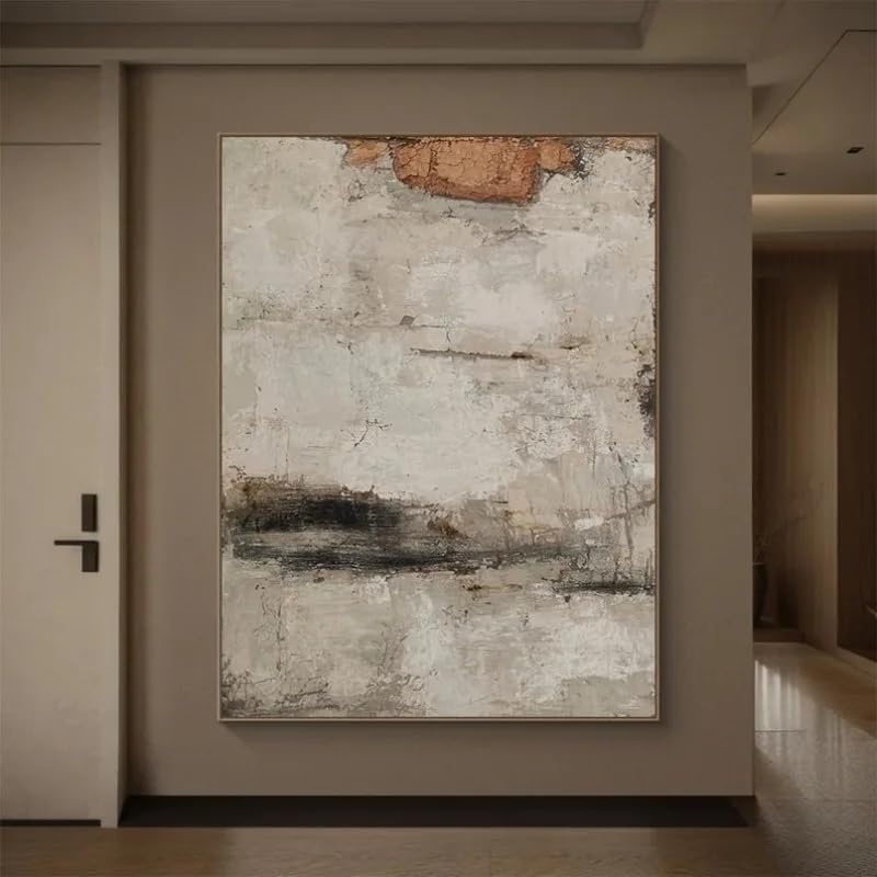Rumlly Peinture abstraite nordique sur toile, affiche et impression murale pour salon, chambre, couloir, porche (40 x 60 cm, sans cadre)