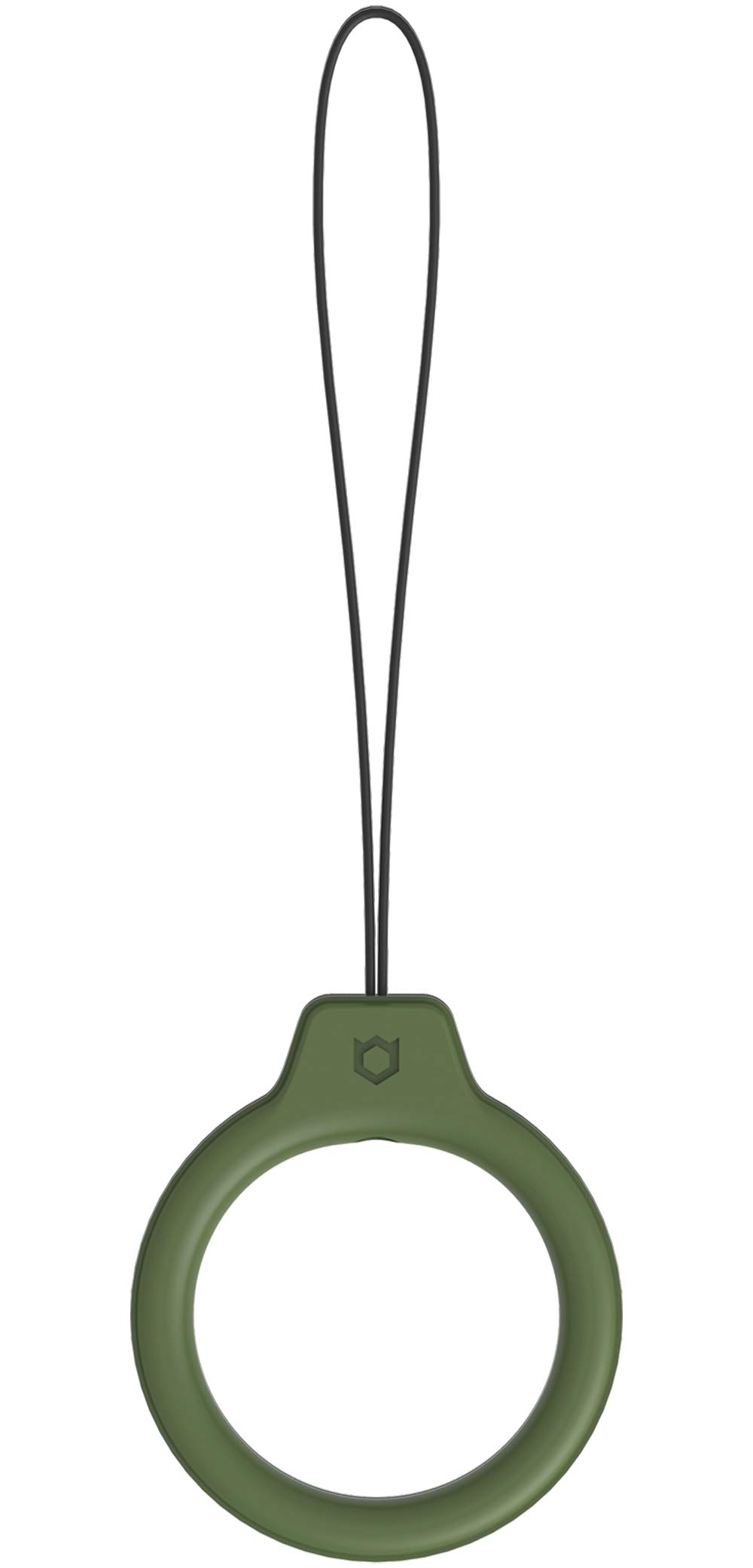 iFaceReflection Color Silicone Smartphone Ring Strap Grip Holder - Compatible with iPhone, Samsung, Other Mobile Devices - Khaki