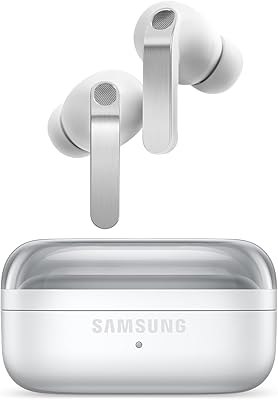 Samsung Galaxy Buds4 Pro White, Altoparlante a 2 Vie, Doppio Amplificatore, Chia