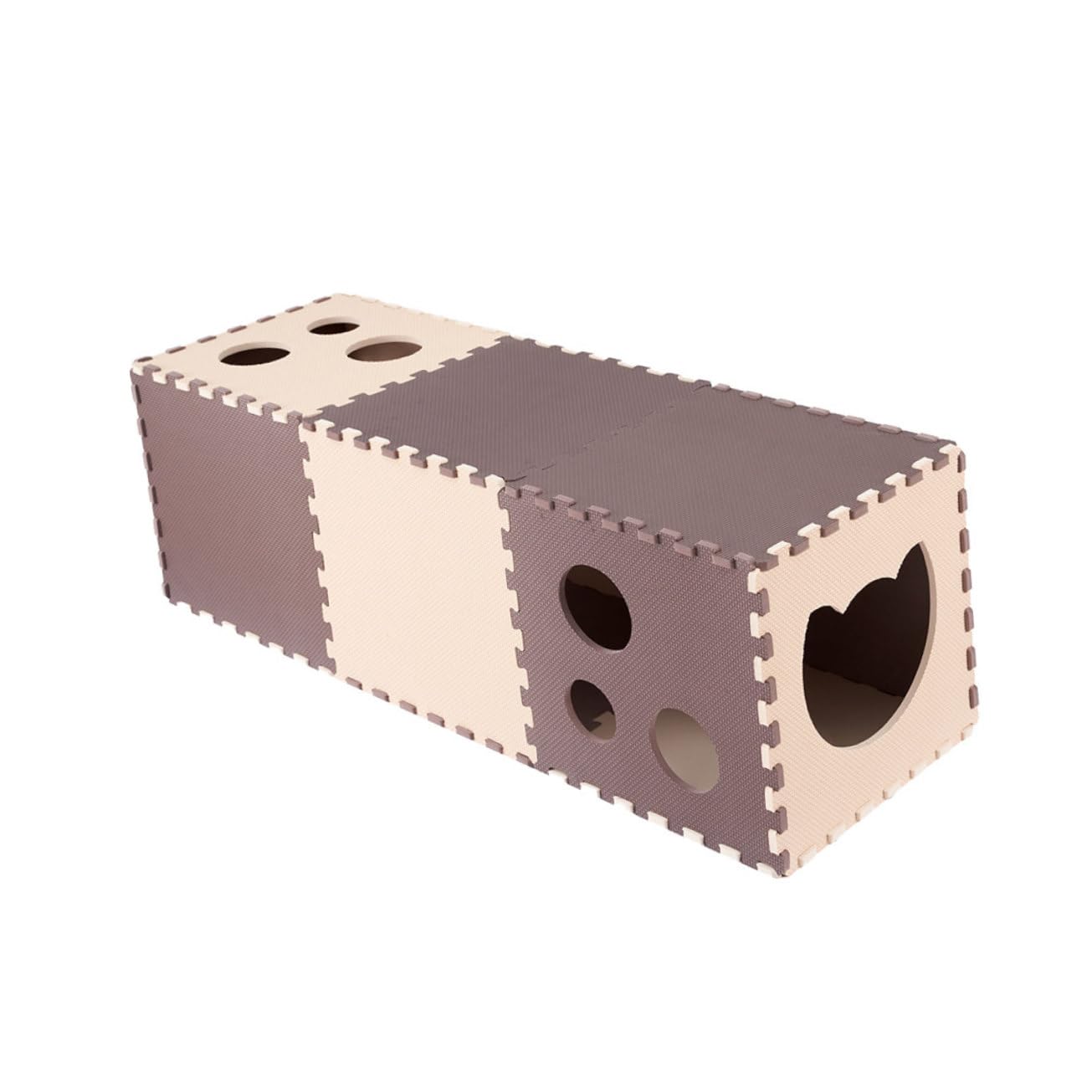 Tunnel interactif pour chat jouet résistant chaton intérieur activité amusante