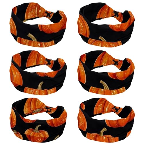 Bandeaux d'Halloween pour femme : lot de 6 accessoires de sport et fête