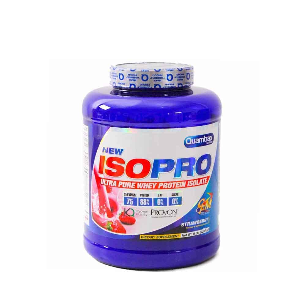 Quamtrax Nutrition Isopro Cfm, Strawberry Flavor – 2270 gr