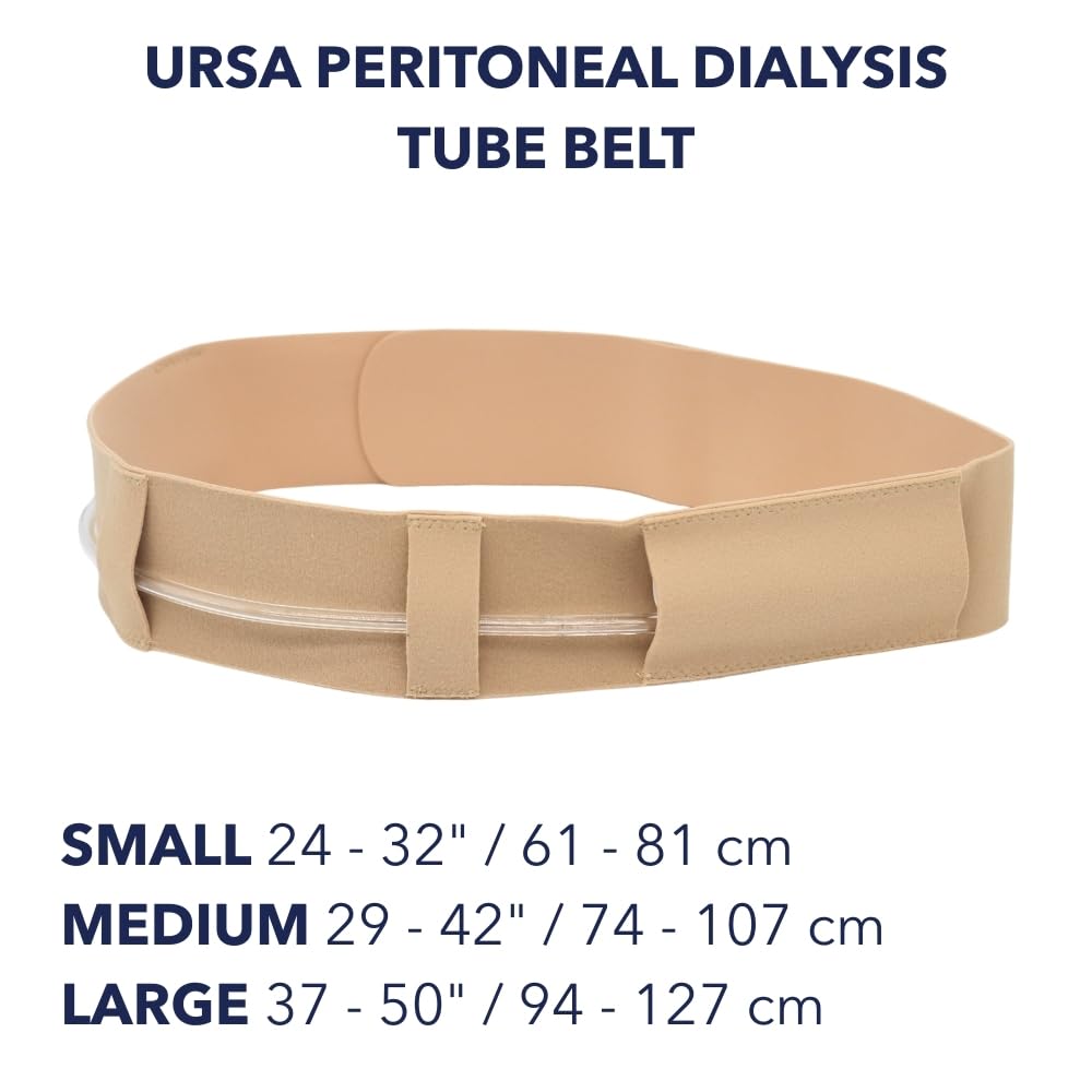 Cintura per tubo per dialisi peritoneale, sottile, morbida ed elastica, sicura per la pelle, prodotta nel Regno Unito, accessori medici per dialisi peritoneale.
