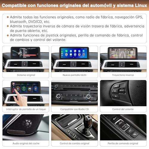 Car Radio for BMW 3/4 Series NBT System 10.25 Touch Screen Wireless Carplay/Android Auto for F30/F31/F32/F33/F34/F36 2012-2015 Years Car Stereos by LOVEVEH - Image 5