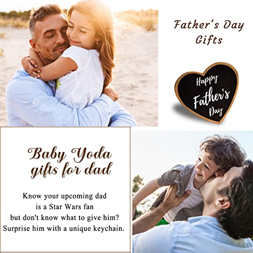 Melix Home Yoda Best Dad In The Galaxy Keychain Star Wars Gifts From Daughter Son #TOP4