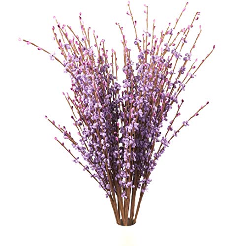 Nolast 10 Pieces 29.5" Long Artificial Flowers Faux Jasmine Fake Flower For Wedding Home Office Party Hotel Restaurant Decoration (Purple) #TOP2