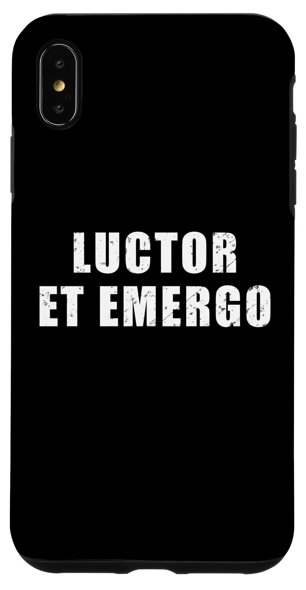 Amazon.co.jp: Luctor Et Emergo - ラテン語で「I Struggle And Emerge」の意味 スマホケース  iPhone XS Max 用 : 家電＆カメラ