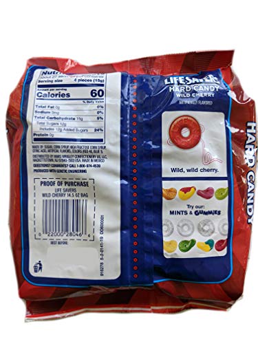 Lifesavers Cherry 14.5 Ounce Bag Individually Wrapped Candy #TOP1