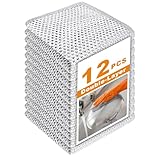 12 Pcs New Upgrade 3-Layer Metal Dish Cloth, No Scratches Wire Cleaning Cloth , Reusable Multipurpose Wire Dishwashing Rag for Kitchen Cleaning Cloths,Sinks,Dishes,Stove Top, Dimensions,7.87” x 7.87”