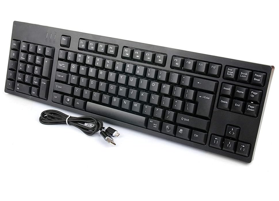 M MC Saite MCSaite Left-Handed Keyboard, Wired Ultra-Thin...