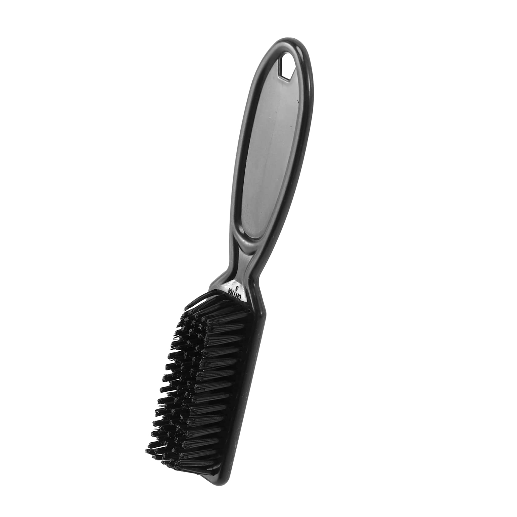 Zunedhys Fade Brush Comb Scissors Cleaning Brush Barber Shop Fade Vintage Oil Shape Carving Cleaning Brush