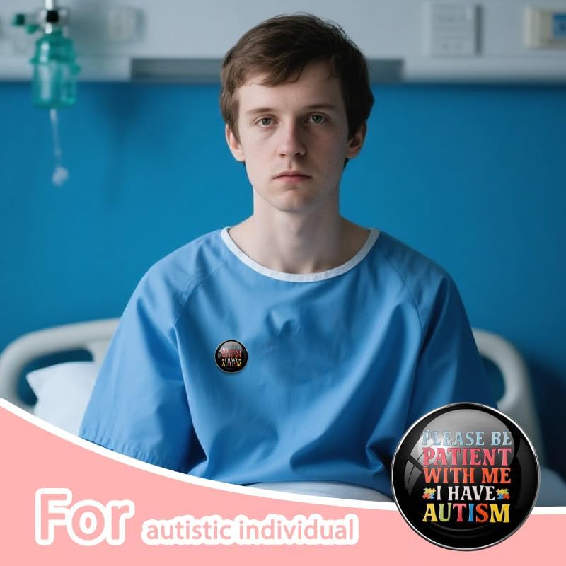 Autism Awareness Lapel Pin for Backpack Mental Health Pins image 4