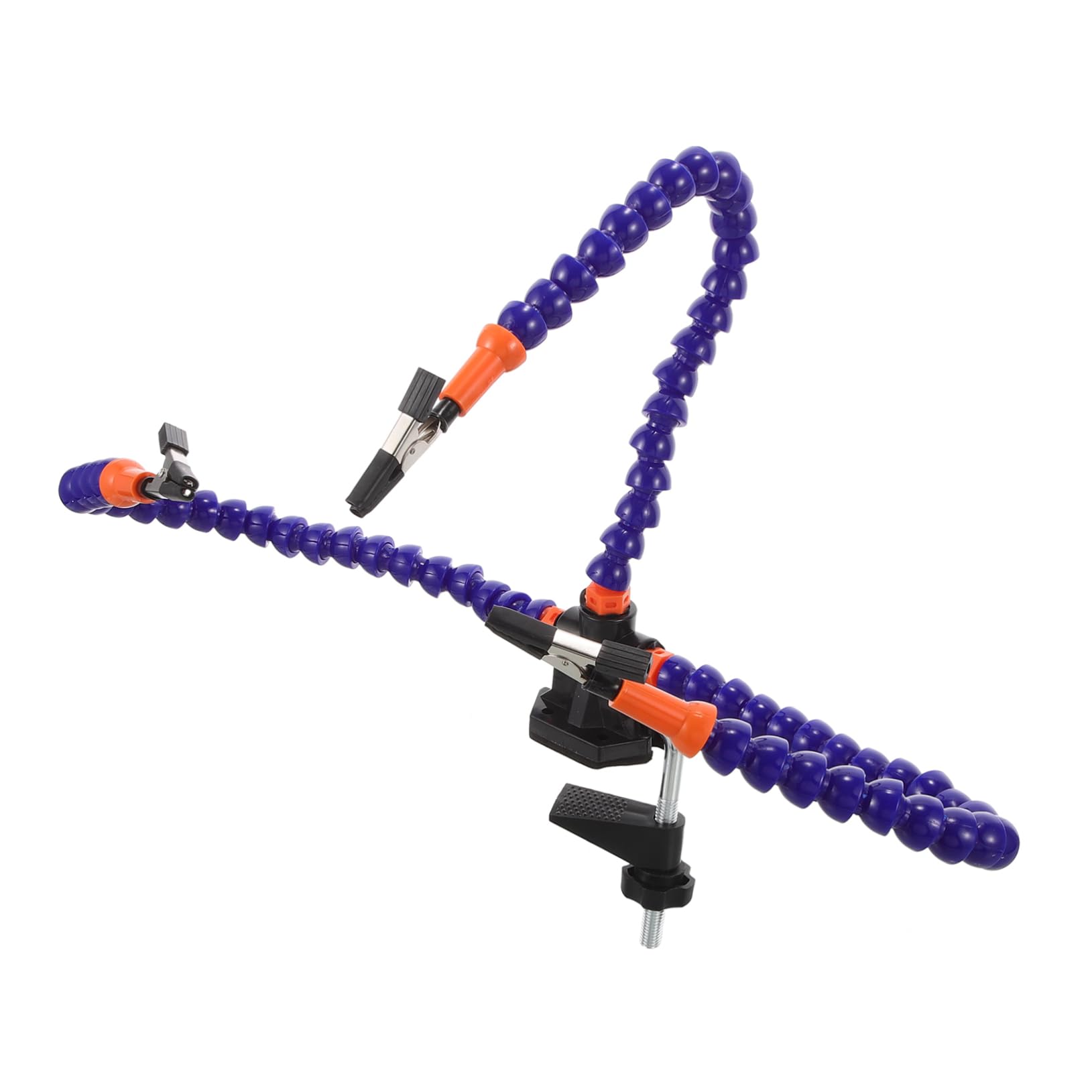 Mikikit 5sets Supporto Per Saldatura Con Braccia Flessibili e Pinze Stazione Per Riparazione Pcb Utensile Versatile Per Progetti Di Fai Te e Modellismo