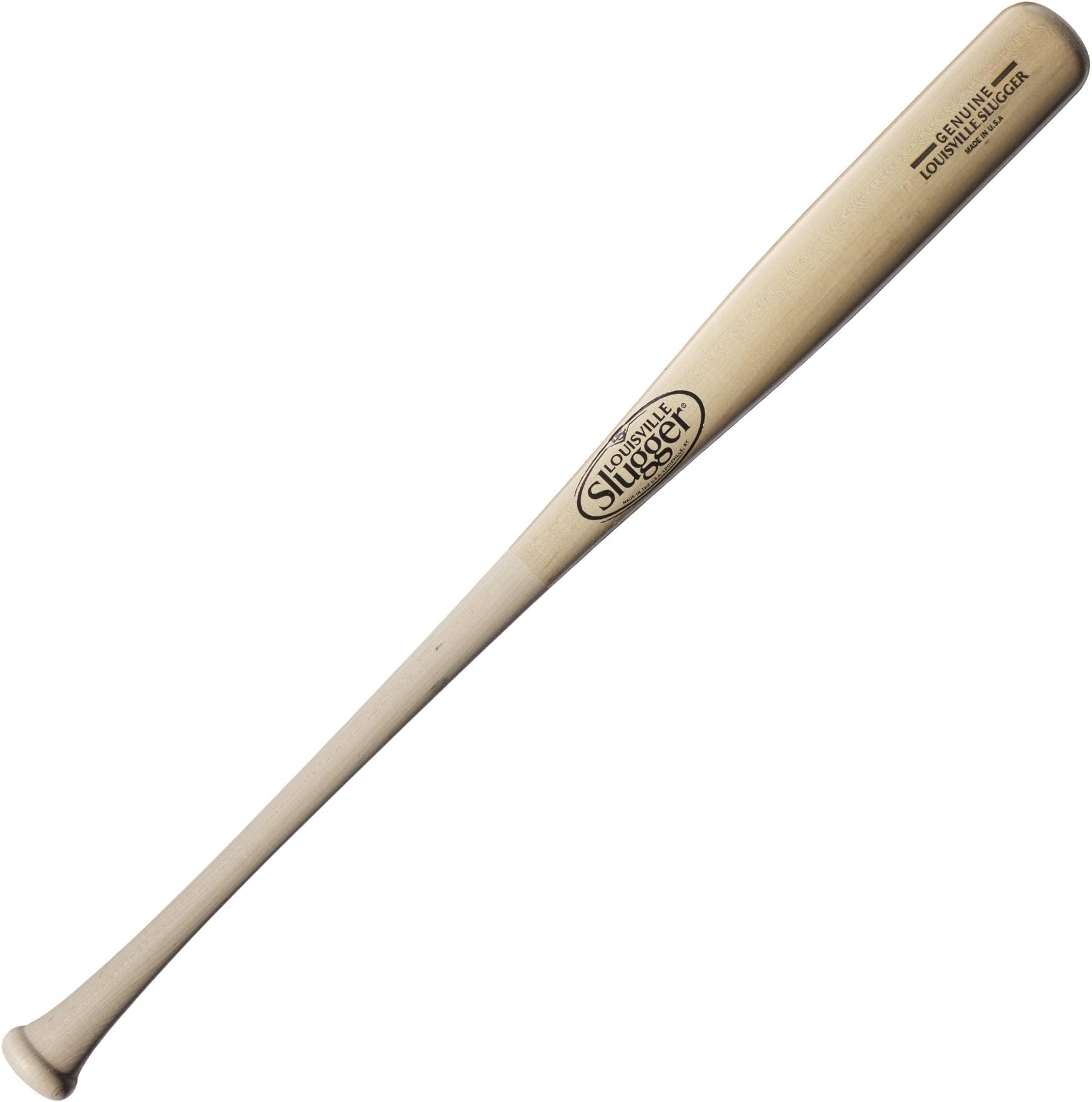 Genuine Mix Unfinished Natural Clear Baseball Bat