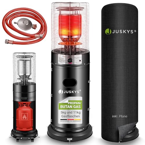 Juskys® Outdoor Heizstrahler Cuna mit 11 kW Gas-Brenner - Heizpilz...
