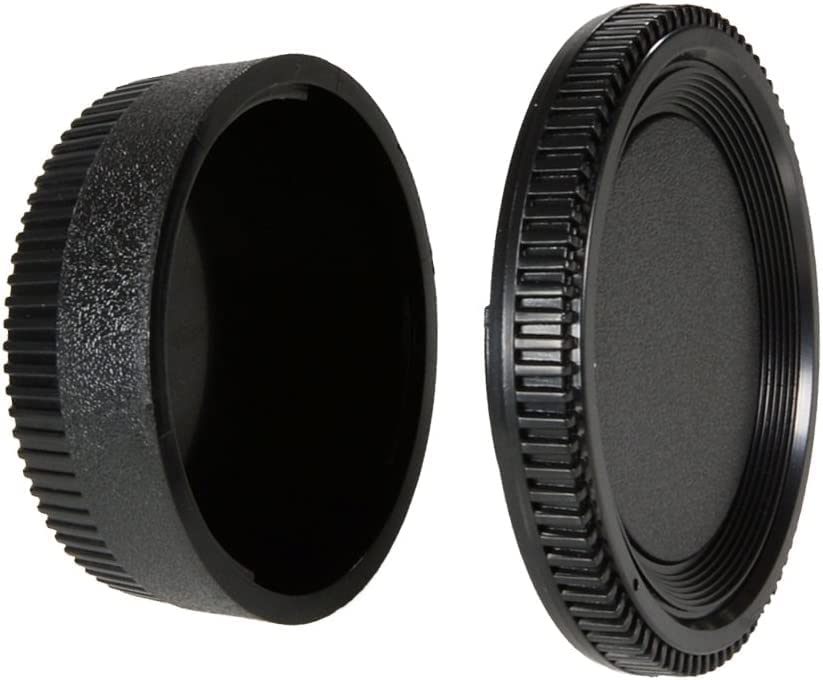 Schsteindar® Front Body Cap and Rear Lens Cap Cover for Nikon D7500 D7200 D7100 D7000 D5600 D5300 D5200 D5100 D3500 D3400 D3300 D3200 D3100 D850 D810 D800 D750 D600 D90 D80 More Nikon F Mount DSLR-image-46