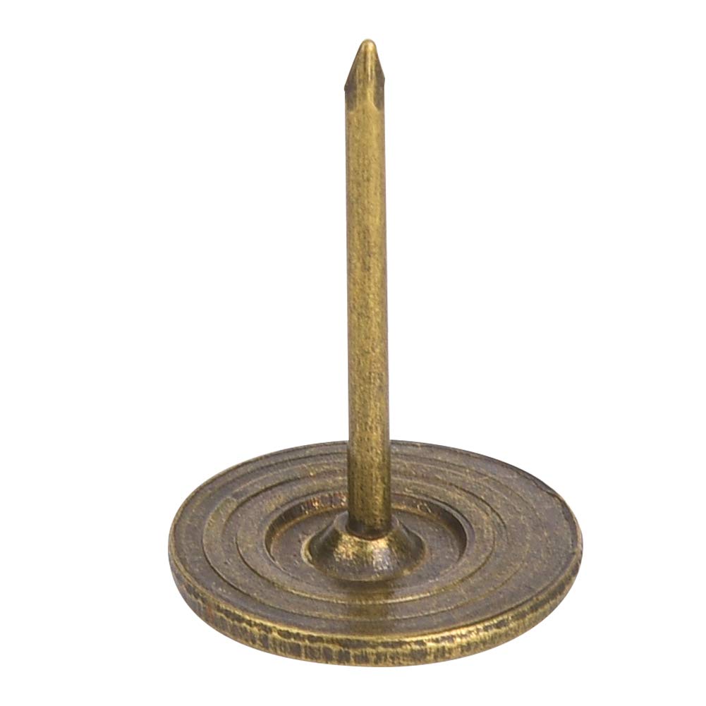 Kit 1000 Bullette Ottone Per Tappezzeria - Borchie Decorative 9mm Effetto Vintage - Foto 9