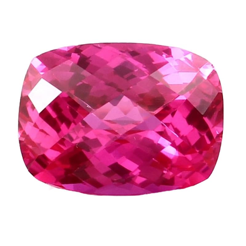 Saphir rose en vrac 14x10 mm pour fabrication de bijoux, pendentif et collier DIY GH_NAT_01028