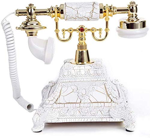 High-End-Retro Weinlese-Telefon - Wählscheibe Teller Antike Festnetzanschluss - mit LCD-Display - Klassischen Dekoration for Haus, Büro, Luxury