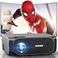 FUDONI Projector, 18000L Projector with 5G WiFi and Bluetooth Native 1080P 4K Support, Outdoor Movie Projector with Screen, Portable Home Theater Projector for iOS/Android/TV Stick/Laptop/HDMI/USB