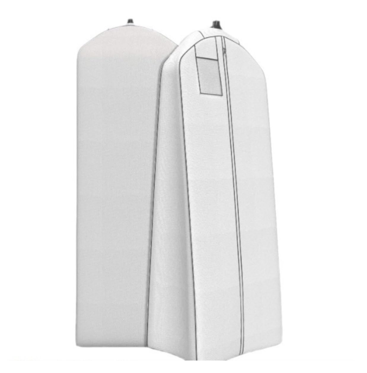 Bolsas De Traje Viaje 2 Bolsas De Vestido Largo 72 Pulgadas, Bolsa Ropa para Boda con Refuerzo 20, Bata para Mujer, para Vestidos Formales Novia Almacenamiento De Ropa