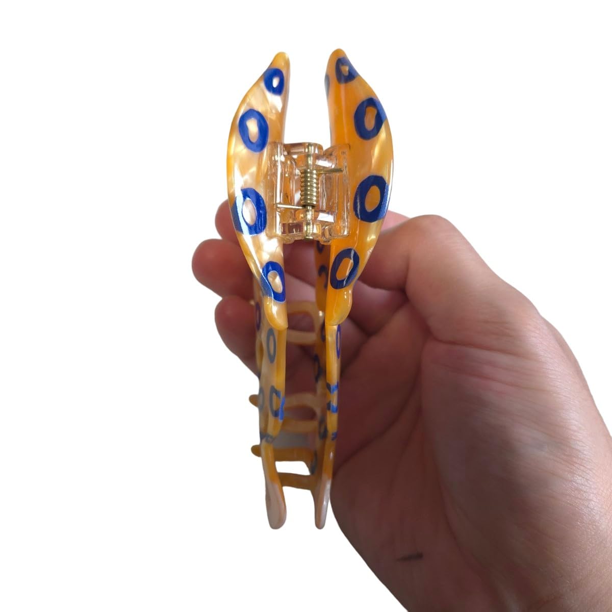 Novelty Blue-Ringed Octopus Hair Clip,Acetate Hair Claw,Big Hair Clips for Women - Image 7