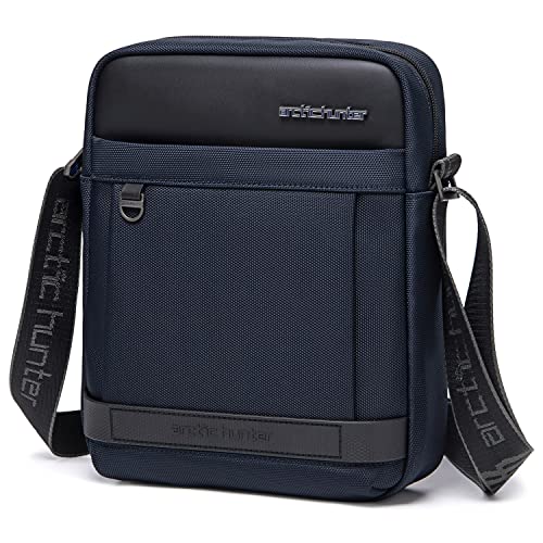 Image of Arctic Hunter Sling Bag for Men Side Bag for 10.9 inch iPad 1680D Premium Polyester Messenger Bag Water-resistant Multi-pocket One Shoulder Crossbody Bag for Travel Office Business College
