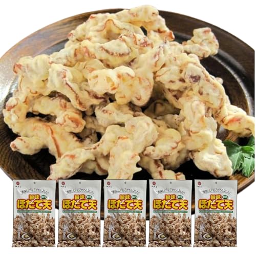 江戸屋 旨味ほたて天 80g 5個セット 塩味 サクサク食感の帆立おつまみスナック 珍味 おやつにも最適