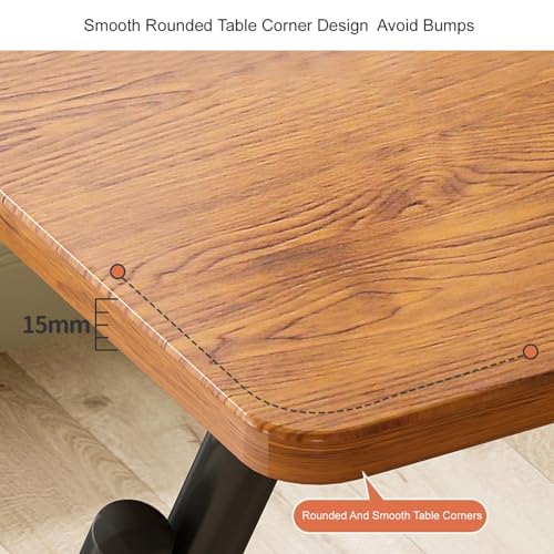 Table pliante portable compacte pour bureau à domicile et table d'écriture de petite taille - 7