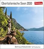  Oberitalienische Seen Postkartenkalender 2020. Wochenkalendarium. Blockkalender. Format 16 x 17,5 cm: Sehnsuchtskalender, 53 Postkarten