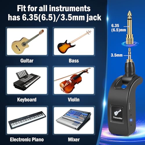 Beigrad WG20301 2.4Ghz Wireless Guitar Transmitter Receiver: Wireless Guitar System thumb #5