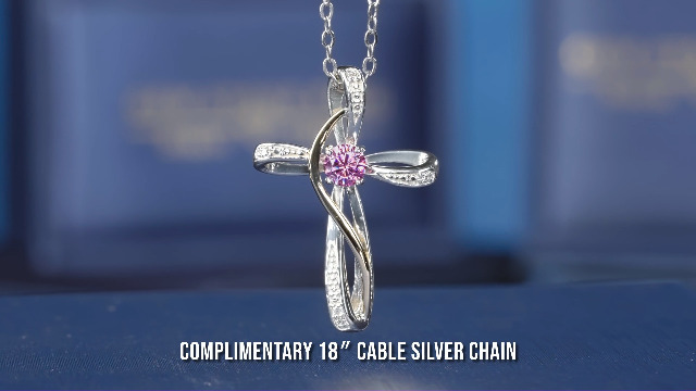 Amazon.com: Gem Stone King Infinity Cross Necklace For Women | 925