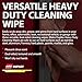 Malco Duplex Heavy Duty Cleaning Wipes for Home and Auto - Dual Sided Textured, Wet Wipe/Removes Grease, Tar, Paint, Oil, Dirt/No Residue/Safe for Hands/Made in USA (130 Wipes)