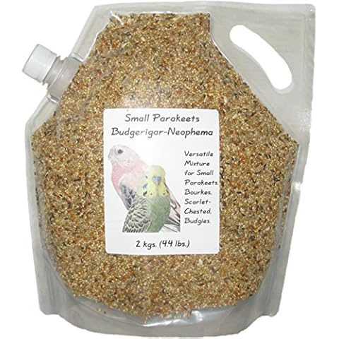 Penn Seed Small Parakeet (Budgie-Neo), 2 kg (4.4 lbs) Pour Spout Bag Cover