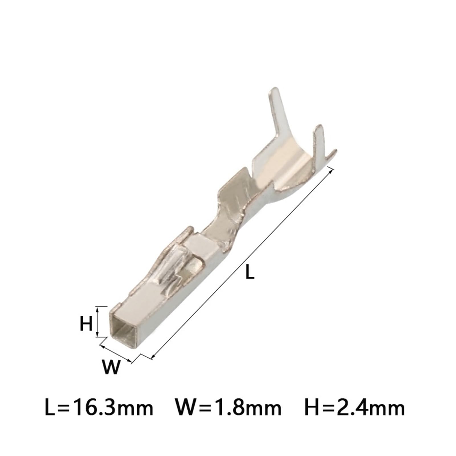 20 PCS 1.2mm Terminal 7-1452668-1 Tinned Copper Connector Crimp 