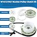W10913953 49tyz-e120a1 Washer Shift Actuator and W10721967 W10006384 Washer Pulley Clutch Kit and Drive Belt Compatible with Whirl-Pool Ken-More May-tag Washing Machines by Fetechmate