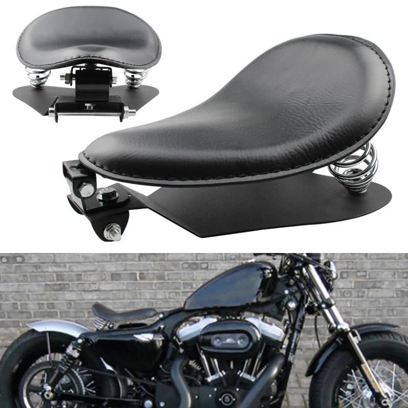 Asiento individual Bobber con cojín acolchado de alta densidad para Harley Sportster 4