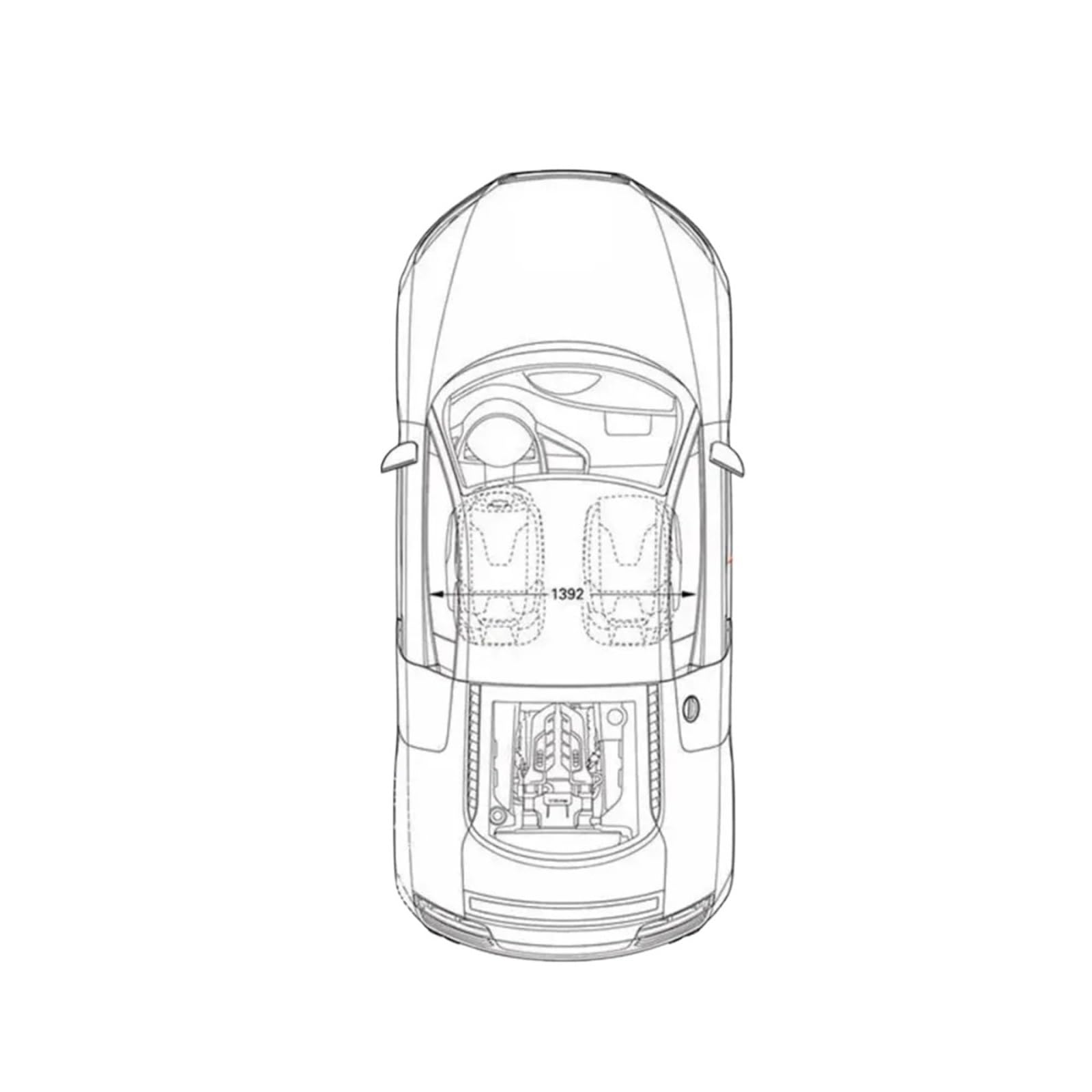 Benz Classe V Vito W447 W448 V250 V260 2015-2023 Griglia Di Ventilazione A/C Uscita Aria Condizionata Copertura Tetto 1Pieces Gray