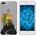 Produktbild PhoneNatic Case kompatibel mit Apple iPhone 7 Plus / 8 Plus Silikon-Hülle Herbst Spukschloss M4